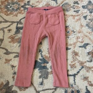 Old Navy Ribbed Coral Kids Leggings
